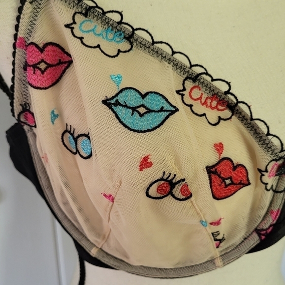 Savage X Fenty Unlined Cute Af Nude Print Bra - Picture 4 of 9